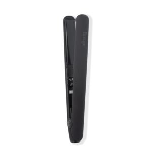 L'ANGE HAIR Le Ceramique 1-Pass Flat Iron Hair Straightener | Fast Heating Ceramic Flat Iron | Best Hot Tools Hair Straightening Iron to Lock in Moisture & Shine | Professional Hair Iron (Black) - Image 1